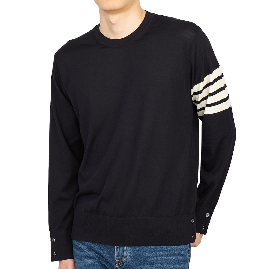 톰브라운(THOM BROWNE) 남성 니트 MKA002A Y1014 415