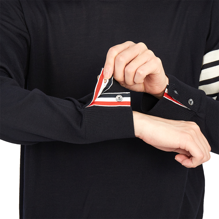 톰브라운(THOM BROWNE) 남성 니트 MKA002A Y1014 415