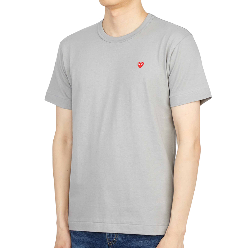 꼼데가르송(COMME DES GARCONS) 미니 레드하트와펜 남자 반팔티셔츠 AZ T314 051 3