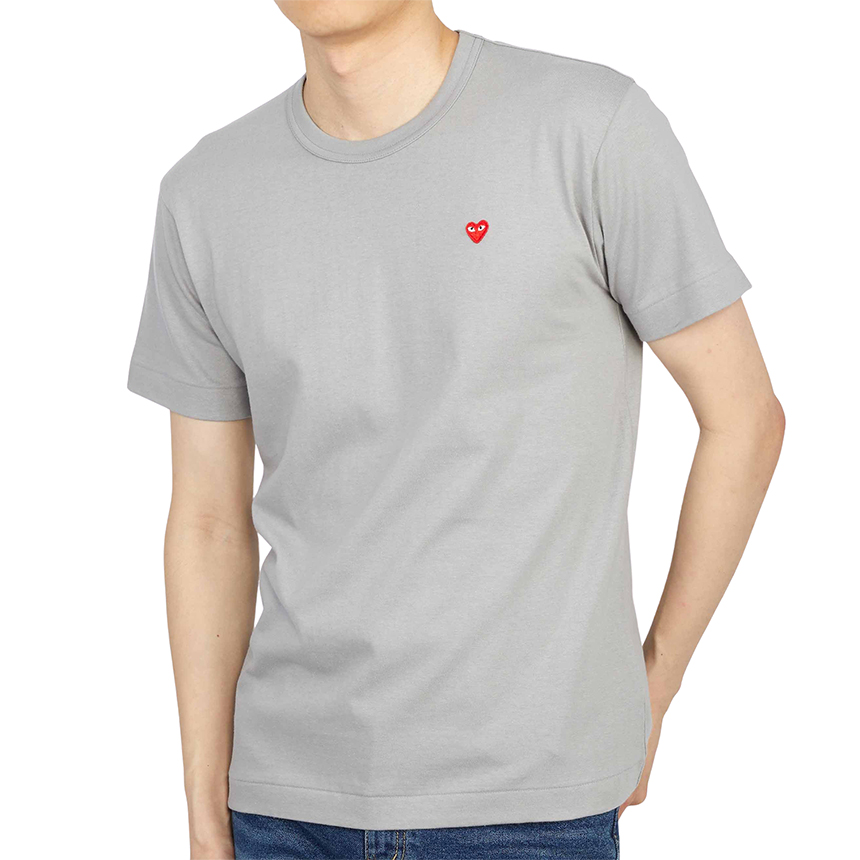 꼼데가르송(COMME DES GARCONS) 미니 레드하트와펜 남자 반팔티셔츠 AZ T314 051 3