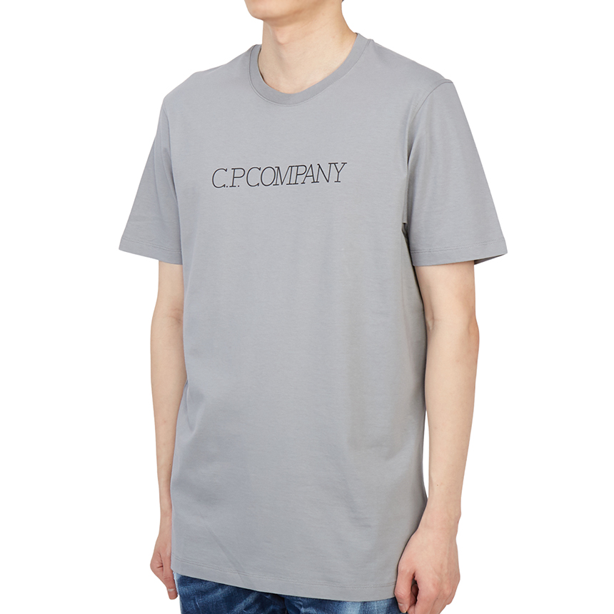 씨피컴퍼니(CP COMPANY) 토널 로고 남자 반팔티셔츠 릴렉스핏 12CMTS123A 006011W 937