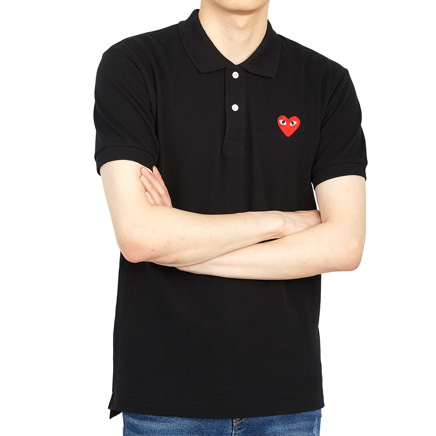 꼼데가르송(COMME DES GARCONS) 레드와펜 남성 카라 반팔티셔츠 AZ T006 051 1