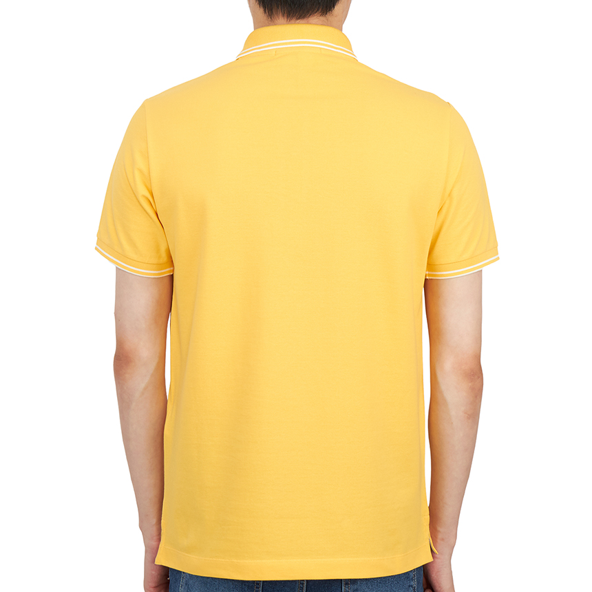 스톤아일랜드(STONE ISLAND) 로고 패치 남자 폴로 반팔티셔츠 슬림핏 101522S18 V0030