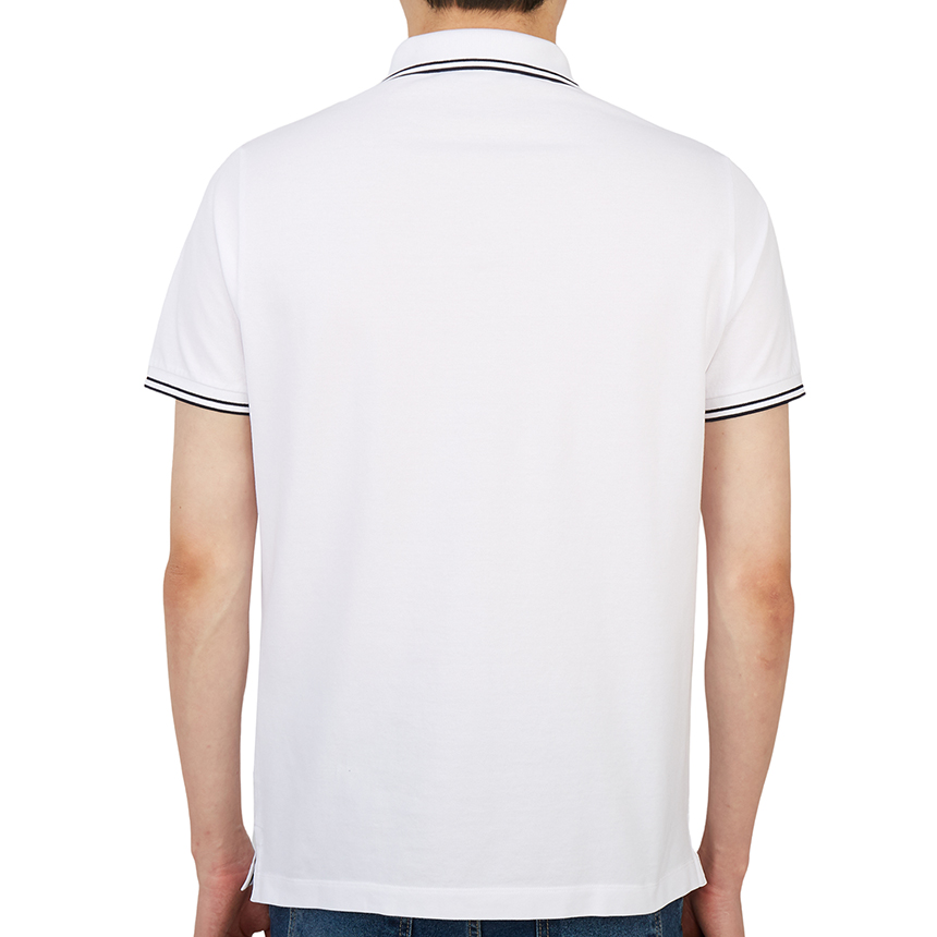스톤아일랜드(STONE ISLAND) 로고 패치 남자 폴로 반팔티셔츠 슬림핏 101522S18 V1001