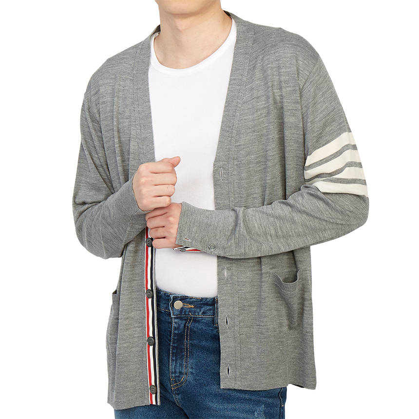 톰브라운(THOM BROWNE) 스크래치 남성 가디건 MKC002A Y1014 058 SB_MKC002A Y1014 058_066