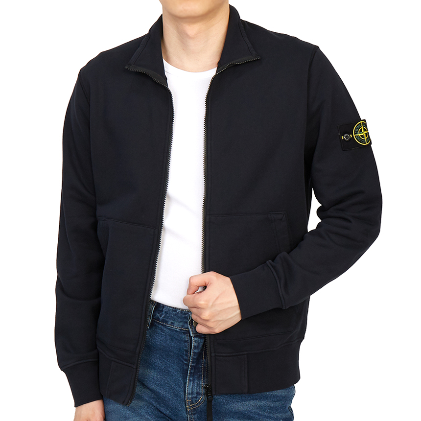 스톤아일랜드(STONE ISLAND) 와펜 남자 집업 가디건 761564351 V0020