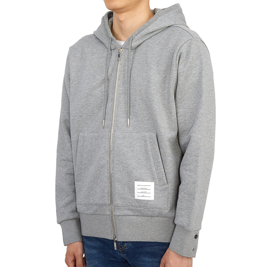 톰브라운(THOM BROWNE) 톰브라운 남성 후드 집업 가디건 MJT153A 03377 055 MJT153A 03377 055