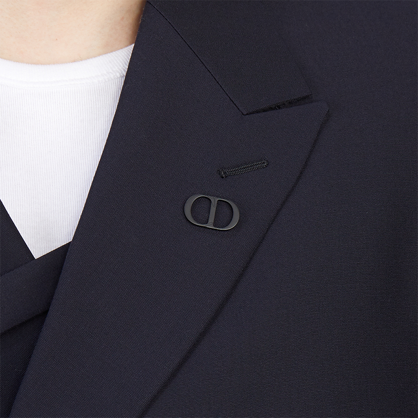 디올옴므(DIOR HOMME) 버튼 플래킷 더블 브레스트 남자 울 자켓레귤러핏 113C282A5464 540