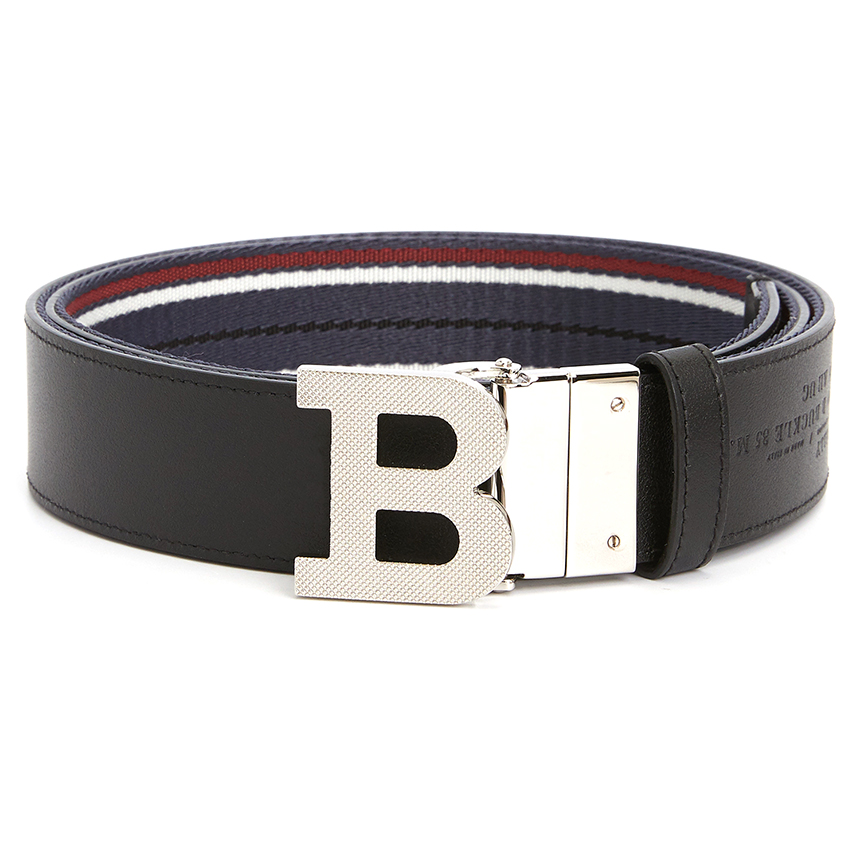 발리(BALLY) 남자 양면 캐쥬얼벨트 B BUCKLE 35 M T 17