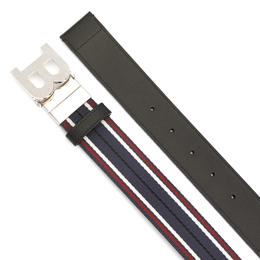 발리(BALLY) 남자 양면 캐쥬얼벨트 B BUCKLE 35 M T 17