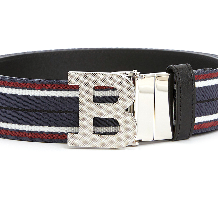 발리(BALLY) 남자 양면 캐쥬얼벨트 B BUCKLE 35 M T 17