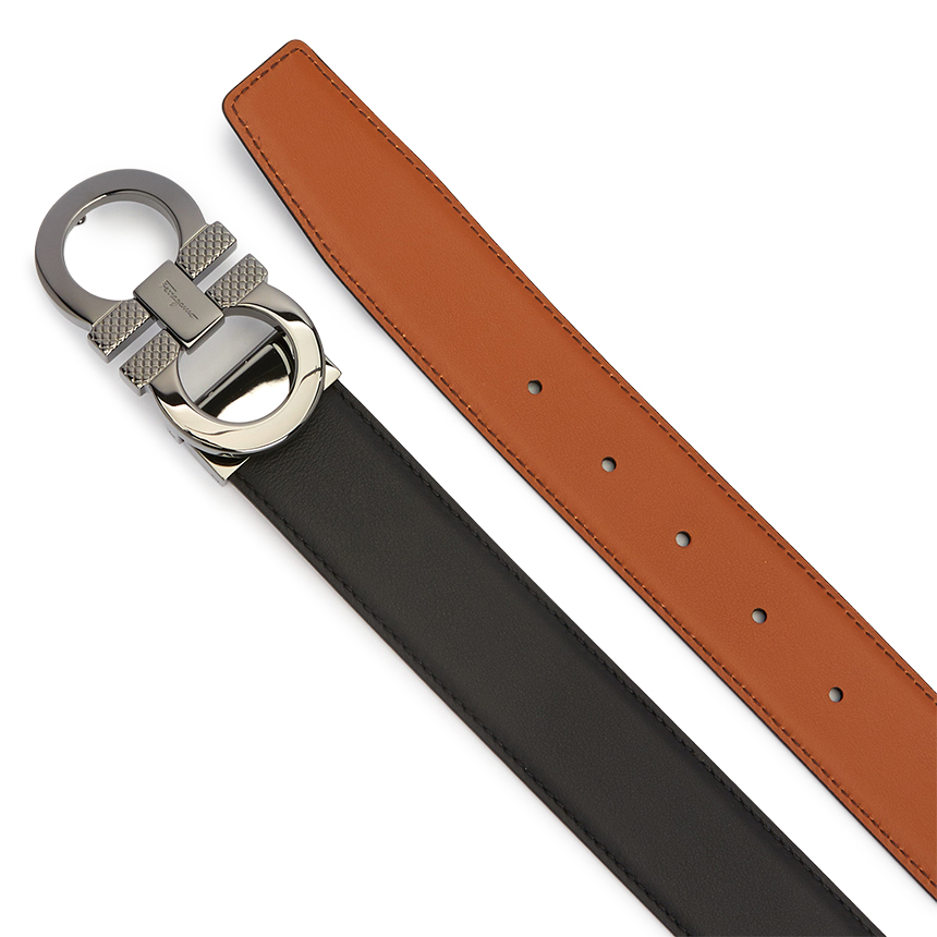 페라가모(FERRAGAMO) 더블 간치니 남자 양면 캐쥬얼벨트 (프리컷팅) 67 0084 00 0750184