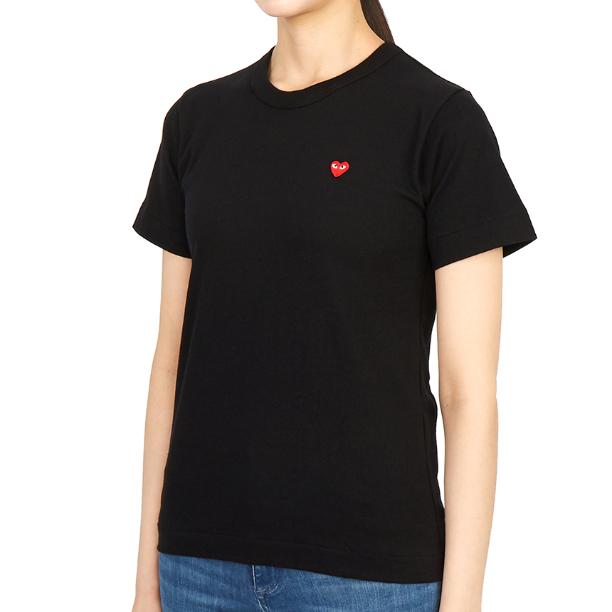 꼼데가르송(COMME DES GARCONS) 미니 레드와펜 여성 반팔티셔츠 AZ T303 051 1