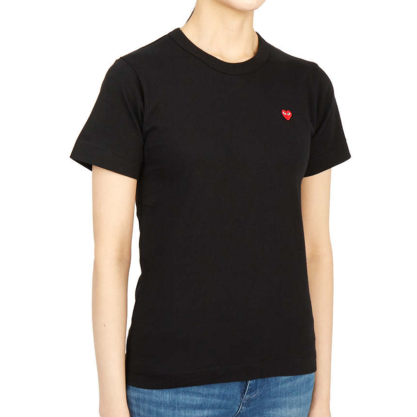 꼼데가르송(COMME DES GARCONS) 미니 레드와펜 여성 반팔티셔츠 AZ T303 051 1