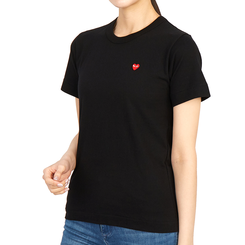 꼼데가르송(COMME DES GARCONS) 미니 레드와펜 여성 반팔티셔츠 AZ T303 051 1