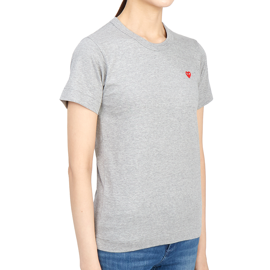 꼼데가르송(COMME DES GARCONS) 미니 레드하트와펜 여자 반팔티셔츠 AZ T305 051 1