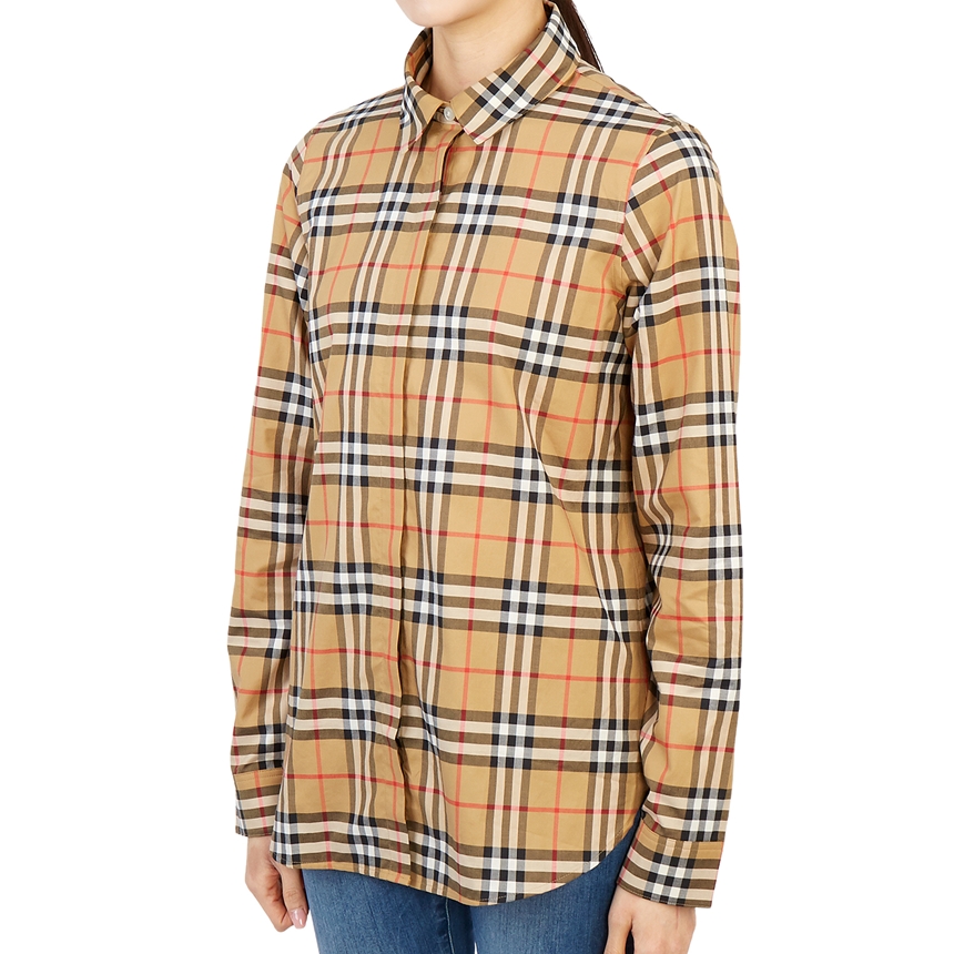 버버리(BURBERRY) 빈티지 체크여자 셔츠 CROW 8014010 A2219