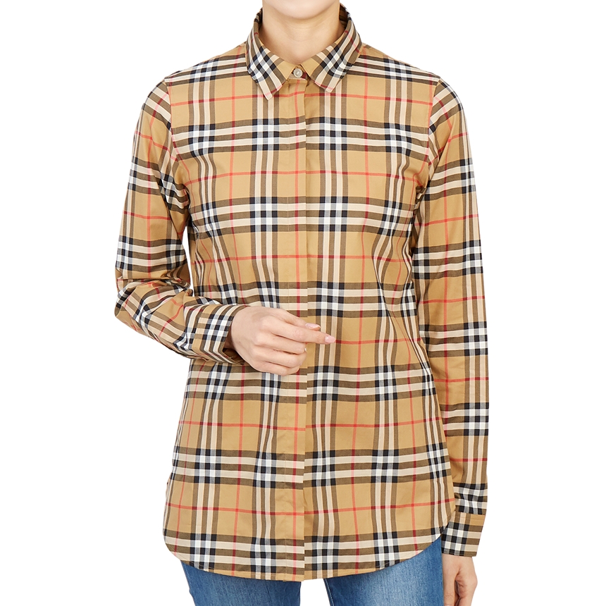 버버리(BURBERRY) 빈티지 체크여자 셔츠 CROW 8014010 A2219