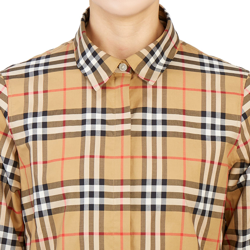 버버리(BURBERRY) 빈티지 체크여자 셔츠 CROW 8014010 A2219