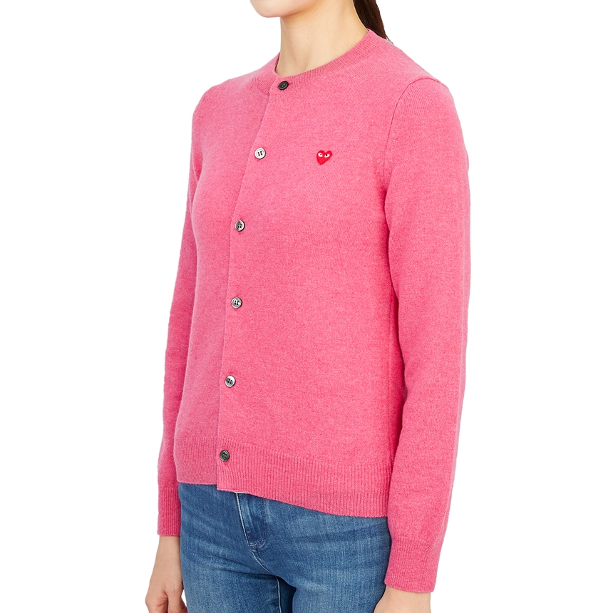 꼼데가르송(COMME DES GARCONS) 미니 레드와펜 여성 가디건 AZ N079 051 4