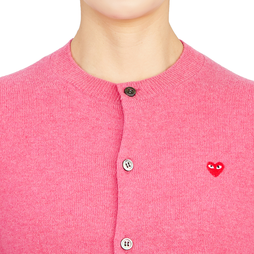 꼼데가르송(COMME DES GARCONS) 미니 레드와펜 여성 가디건 AZ N079 051 4