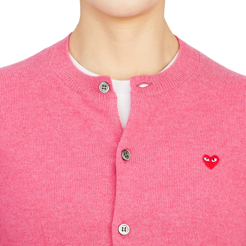 꼼데가르송(COMME DES GARCONS) 미니 레드와펜 여성 가디건 AZ N079 051 4