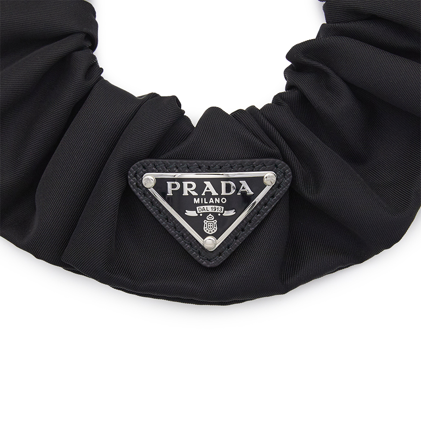 프라다(PRADA) 로고 리나일론 헤어밴드 1IF015 2DMI F0002