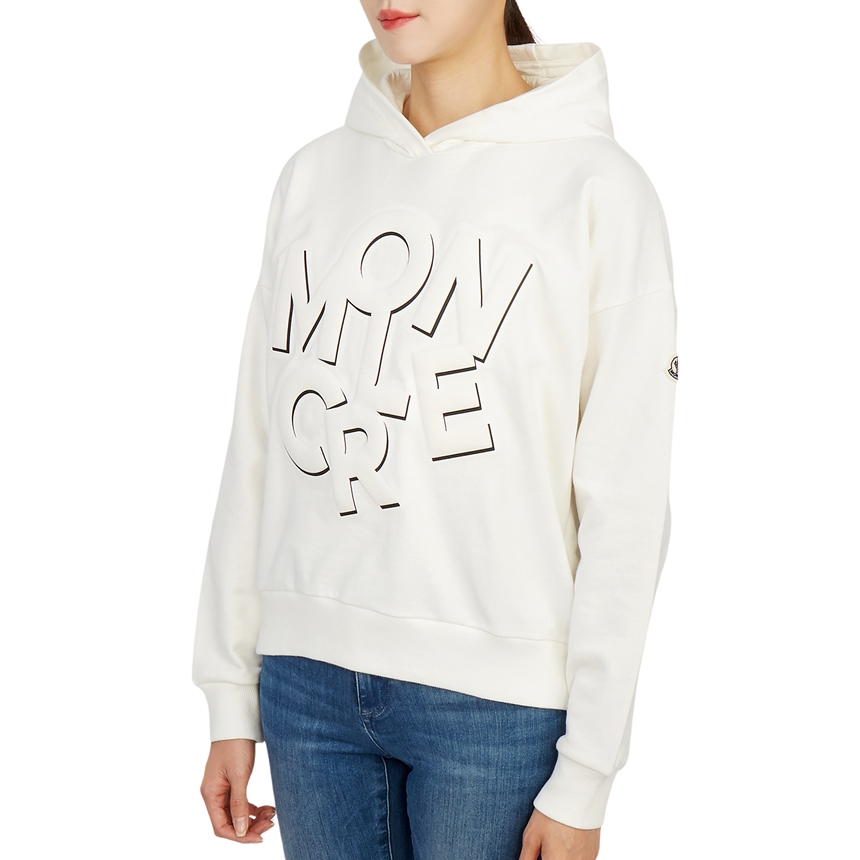 몽클레어키즈(MONCLER KIDS) 로고 키즈 후드 긴팔 맨투맨 티셔츠 (성인착용가능) 8G00013 899KL 034 12A14A