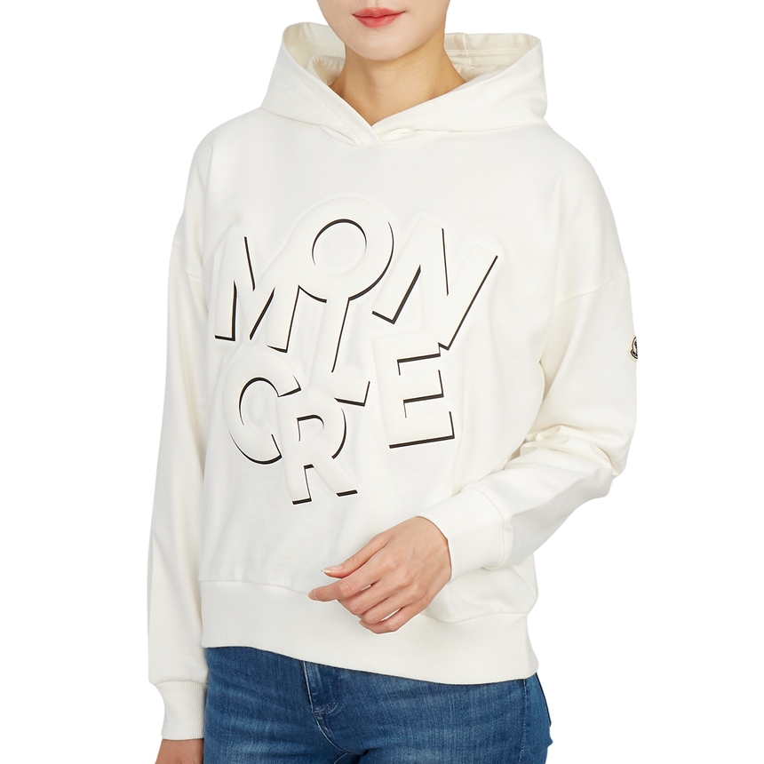 몽클레어키즈(MONCLER KIDS) 로고 키즈 후드 긴팔 맨투맨 티셔츠 (성인착용가능) 8G00013 899KL 034 12A14A