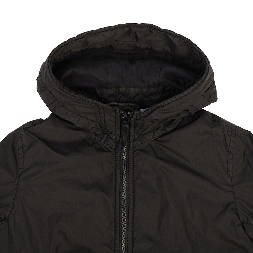 스톤아일랜드키즈(STONE ISLAND KIDS) 와펜 크링클랩스 키즈 후드 자켓 (성인착용가능) 761640233 V0029 14A16A