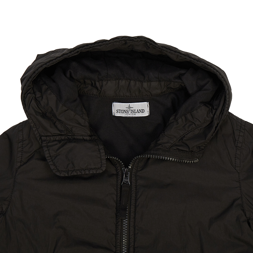 스톤아일랜드키즈(STONE ISLAND KIDS) 와펜 크링클랩스 키즈 후드 자켓 (성인착용가능) 761640233 V0029 14A16A