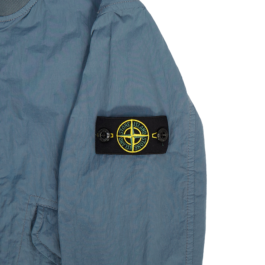 스톤아일랜드키즈(STONE ISLAND KIDS) 와펜 키즈 봄버 자켓 (성인착용가능) 761640430 V0046 10A12A