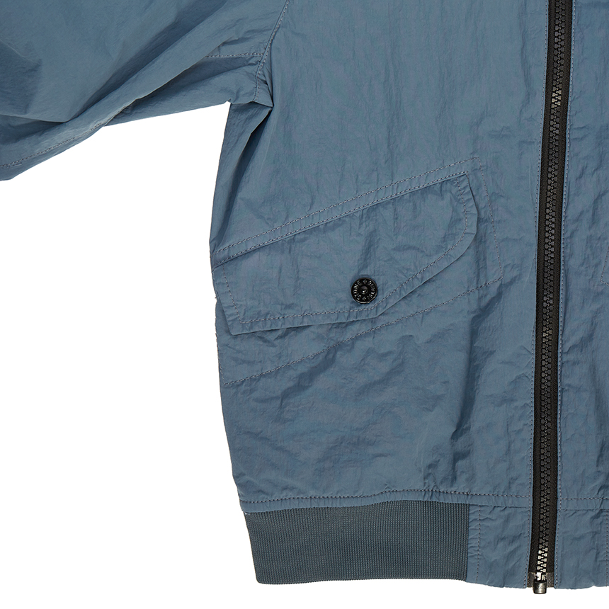 스톤아일랜드키즈(STONE ISLAND KIDS) 와펜 키즈 봄버 자켓 (성인착용가능) 761640430 V0046 10A12A