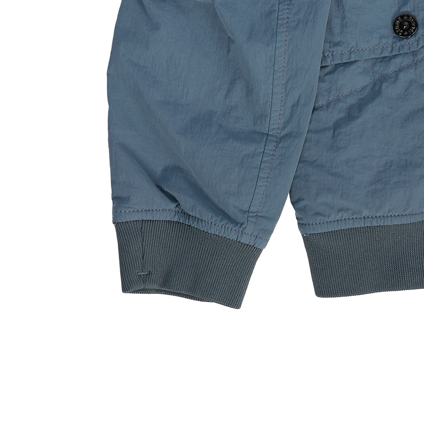 스톤아일랜드키즈(STONE ISLAND KIDS) 와펜 키즈 봄버 자켓 (성인착용가능) 761640430 V0046 10A12A