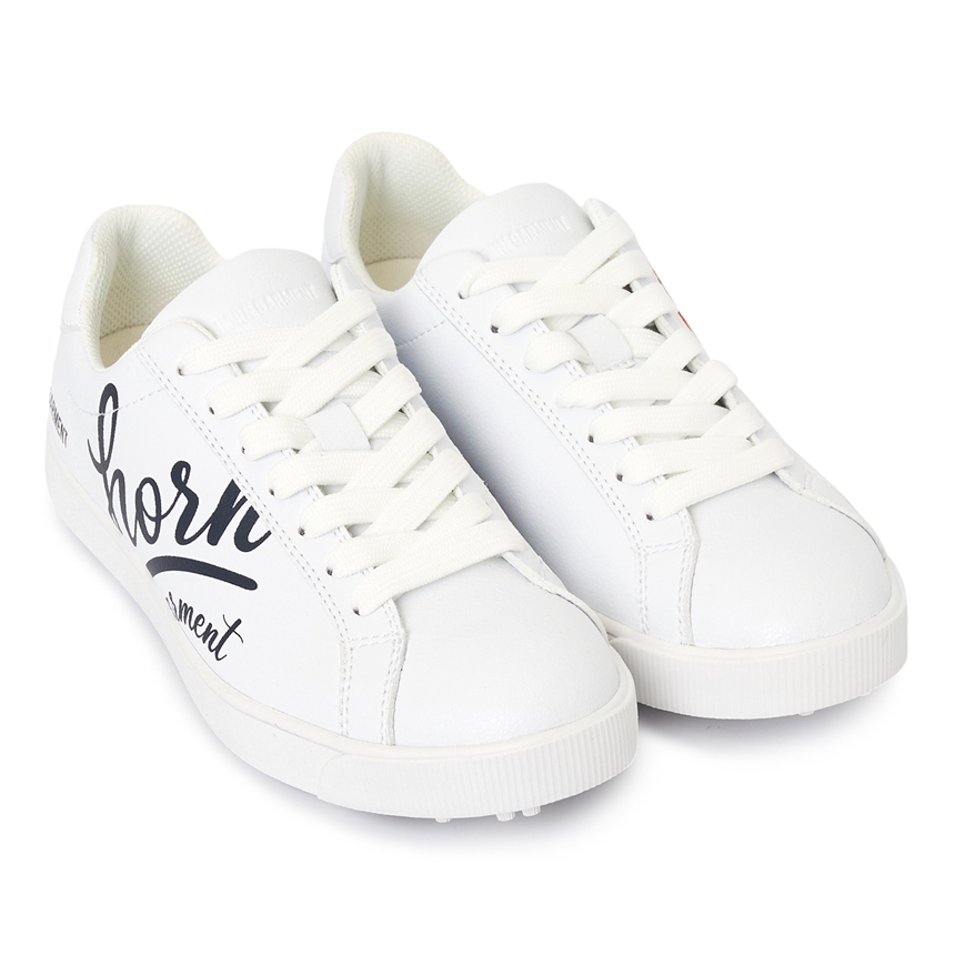 혼가먼트(HORN GARMENT) 사우스 클래식 여자 스파이크리스 골프 슈즈 HCS 2A SS01 WHITE