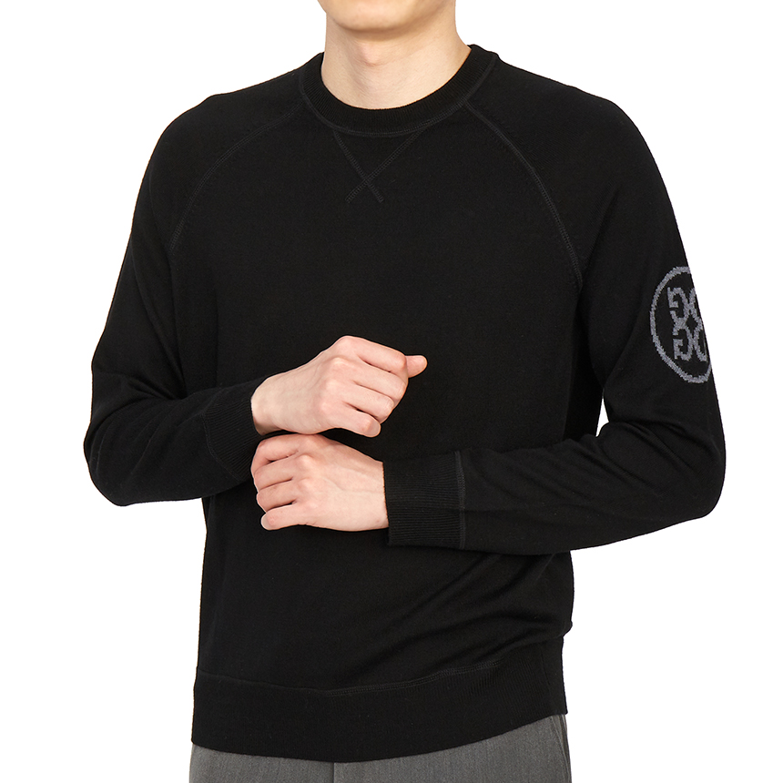 지포어(G/FORE) 남자 울 골프 스웨터 G4MF20S11 ONYX