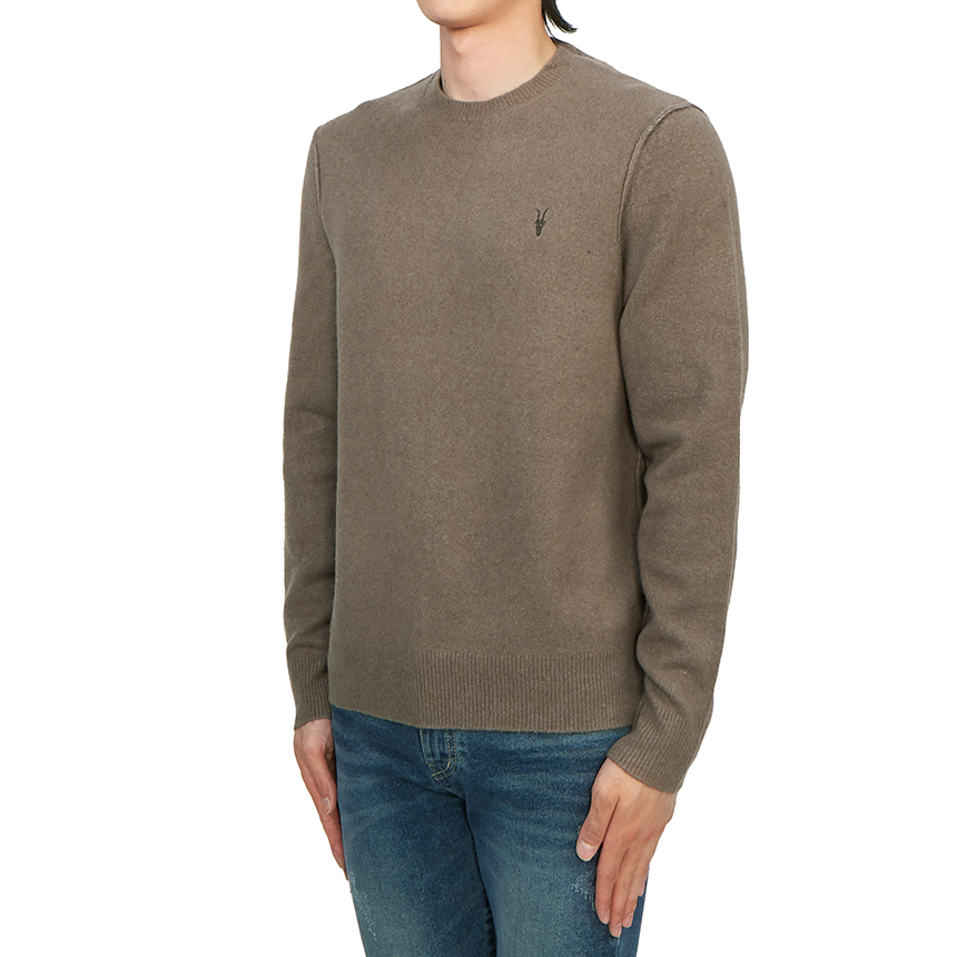 올세인츠(All Saints) 스태튼 남성 니트 MK019V SPLINTER BROWN