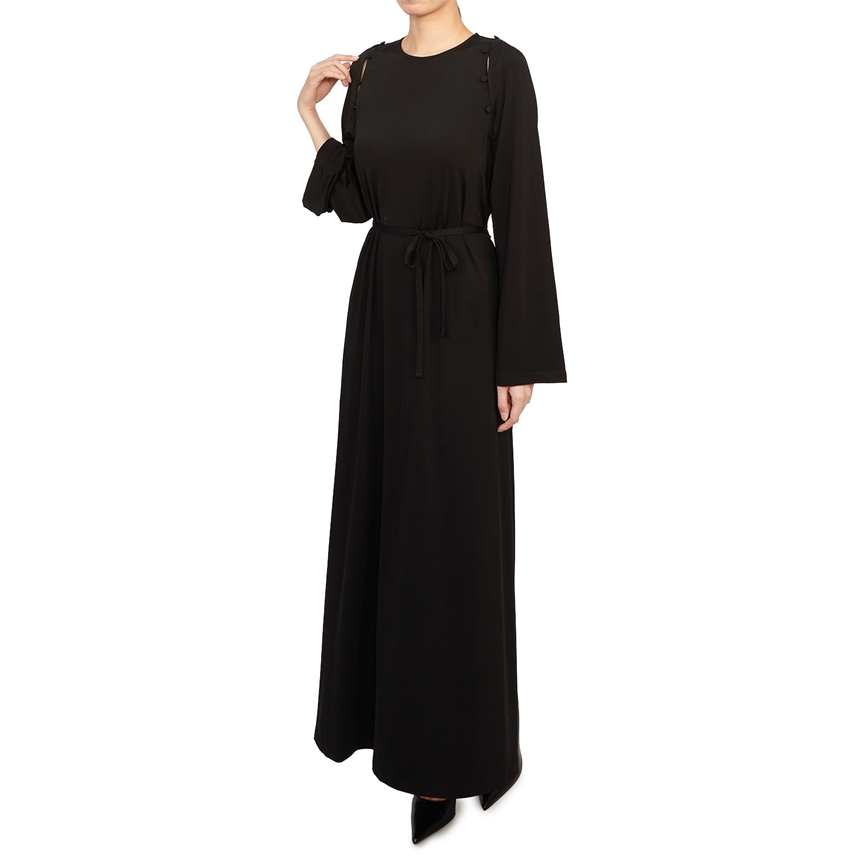 올세인츠(All Saints) 여성 롱 원피스 WD644Z BLACK