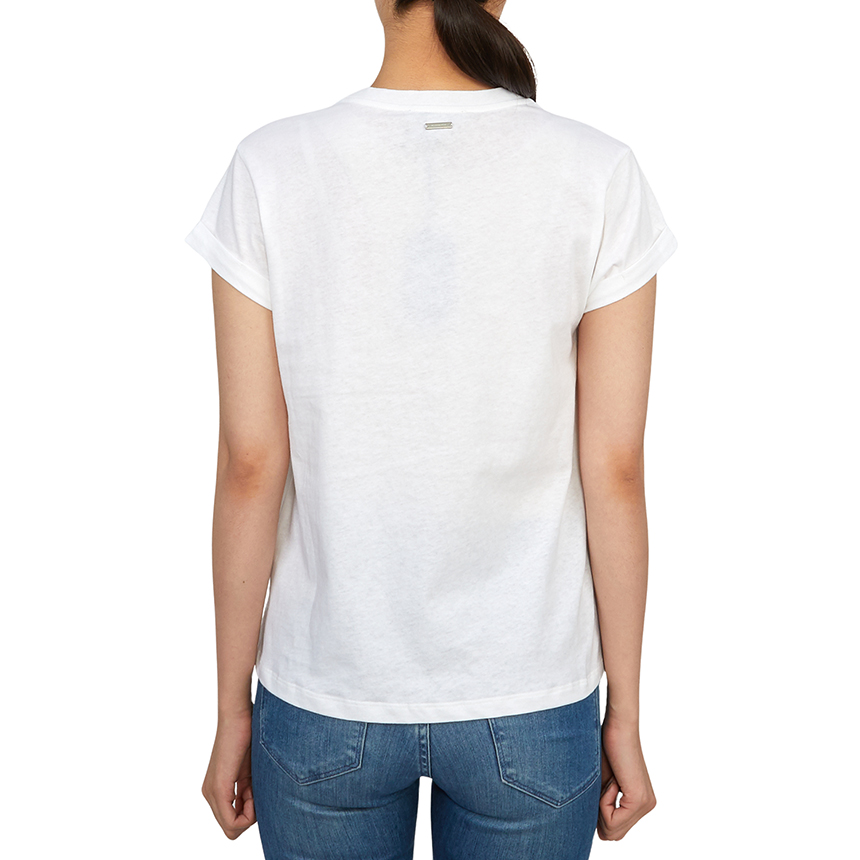 올세인츠(All Saints) 여성 반팔티셔츠 WM583Z WHITE