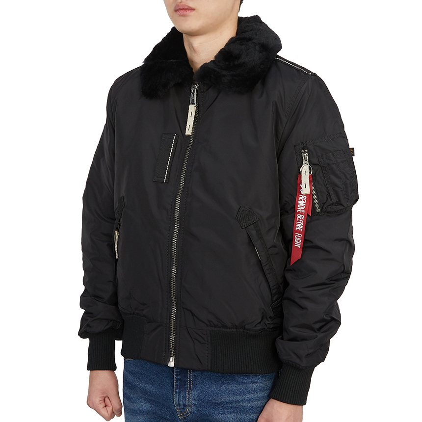 알파인더스트리(ALPHA INDUSTRIES) 인젝터 III 남자 패딩 봄버 자켓 143104 03 BLACK