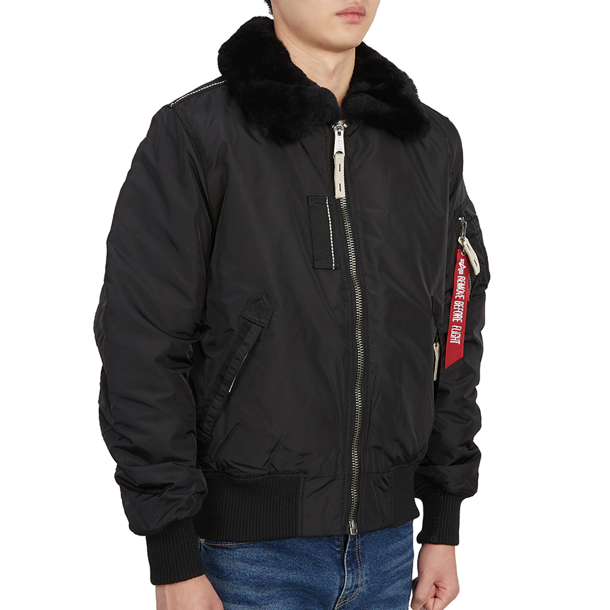 알파인더스트리(ALPHA INDUSTRIES) 인젝터 III 남자 패딩 봄버 자켓 143104 03 BLACK