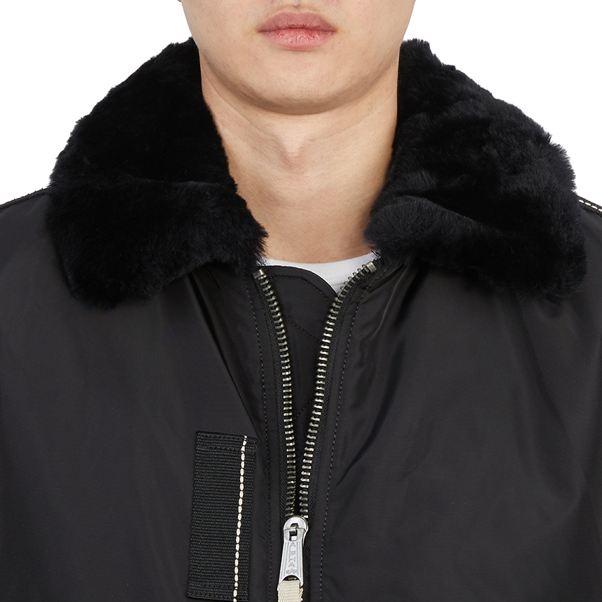 알파인더스트리(ALPHA INDUSTRIES) 인젝터 III 남자 패딩 봄버 자켓 143104 03 BLACK