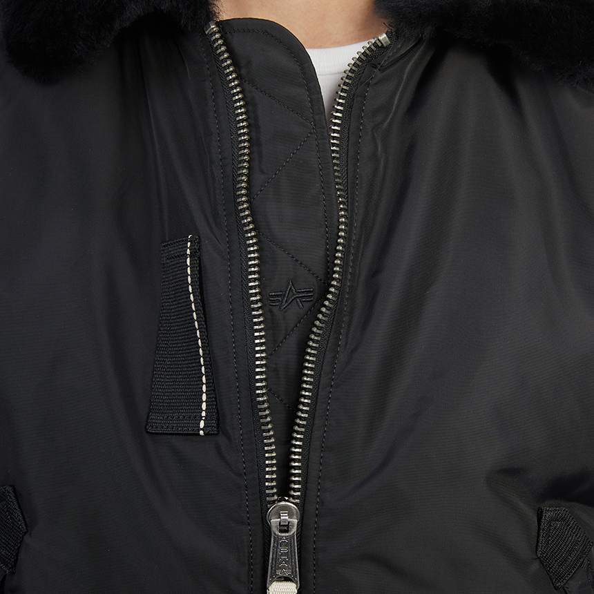 알파인더스트리(ALPHA INDUSTRIES) 인젝터 III 남자 패딩 봄버 자켓 143104 03 BLACK