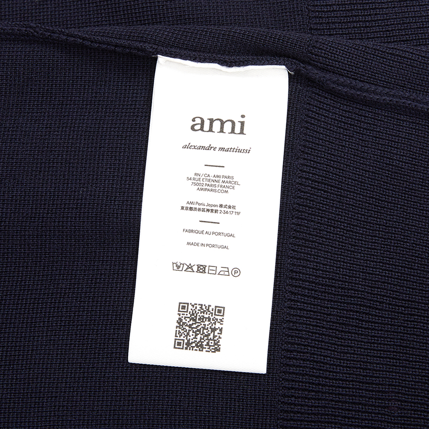 아미(AMI) 남성 가디건 HKC361 001 414