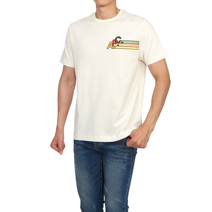 아페쎄(APC) 남성 반팔티셔츠 COEZC H26327 AAG CRAIE