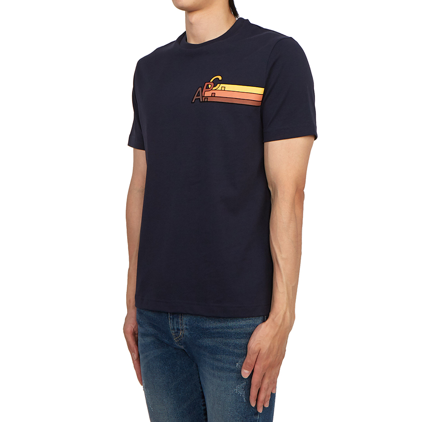 아페쎄(APC) 남성 반팔티셔츠 COEZC H26327 IAK DARK NAVY