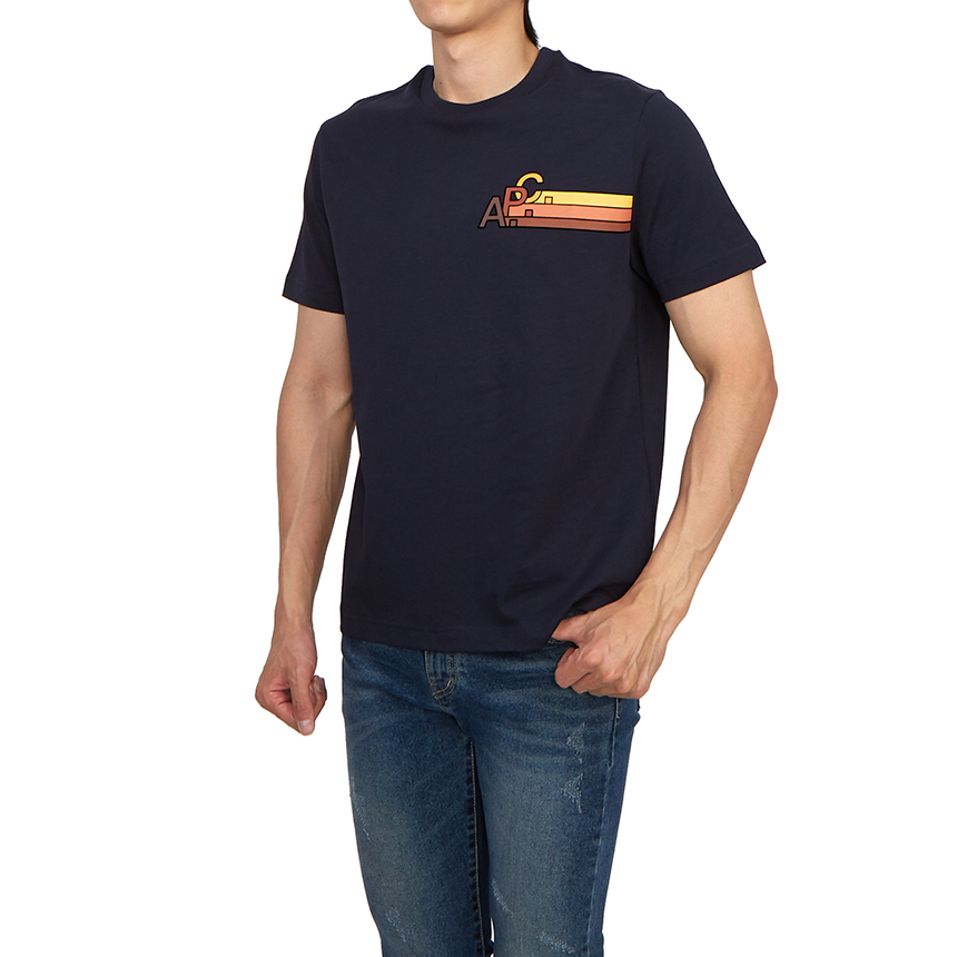 아페쎄(APC) 남성 반팔티셔츠 COEZC H26327 IAK DARK NAVY