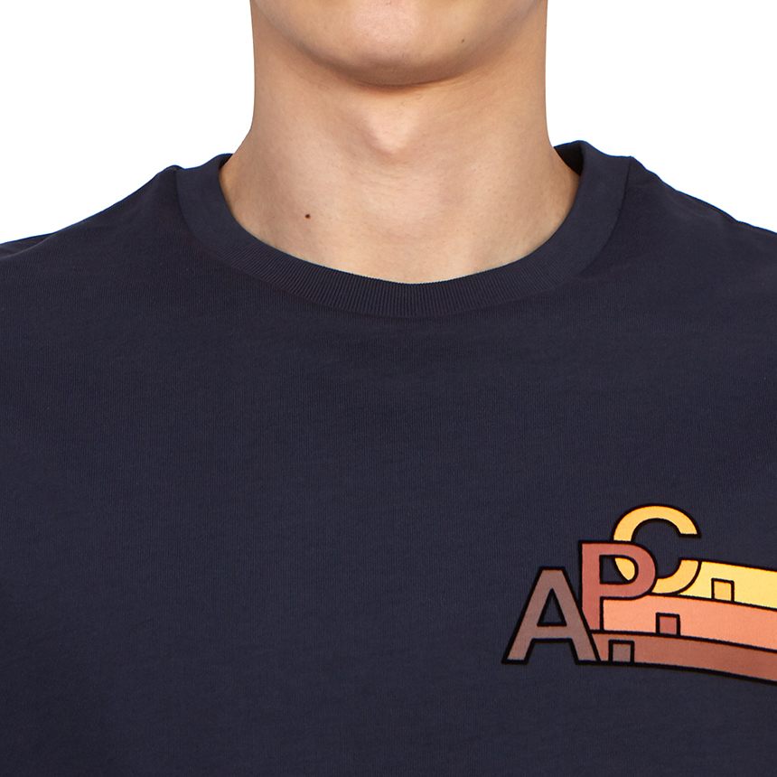 아페쎄(APC) 남성 반팔티셔츠 COEZC H26327 IAK DARK NAVY
