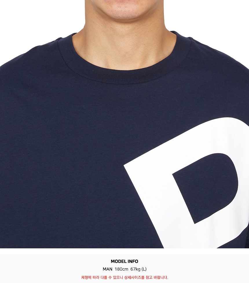아페쎄(APC) 리산드레 반팔티셔츠 (남여공용) COFBT M26341 IAK DARK NAVY