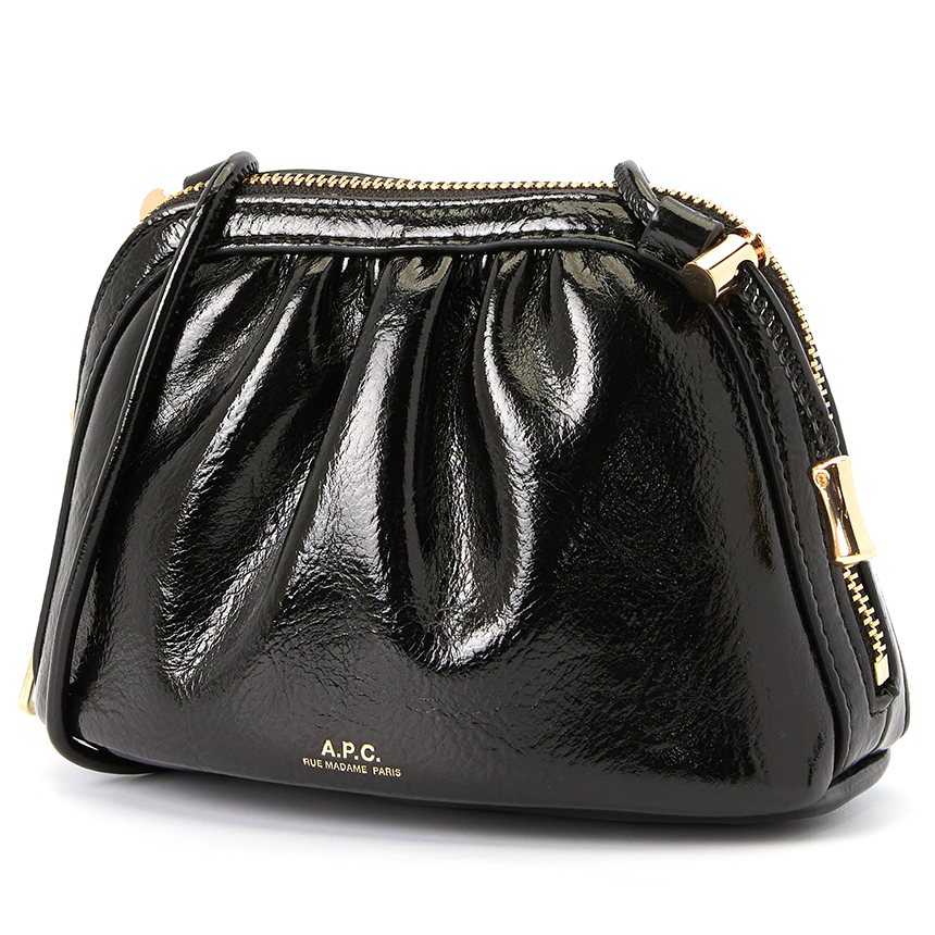 아페쎄(A.P.C.) 니논 스몰 드로스트링 여자 숄더백 PUABA F61765 LZZ NOIR